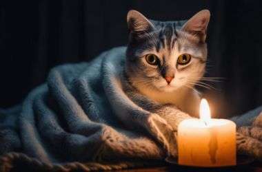 can cats see fire
